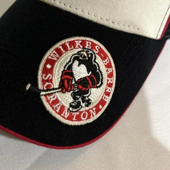 Scranton Wilkes-Barre Penguins Strapback Hockey Reebock Hat Cap Vintage